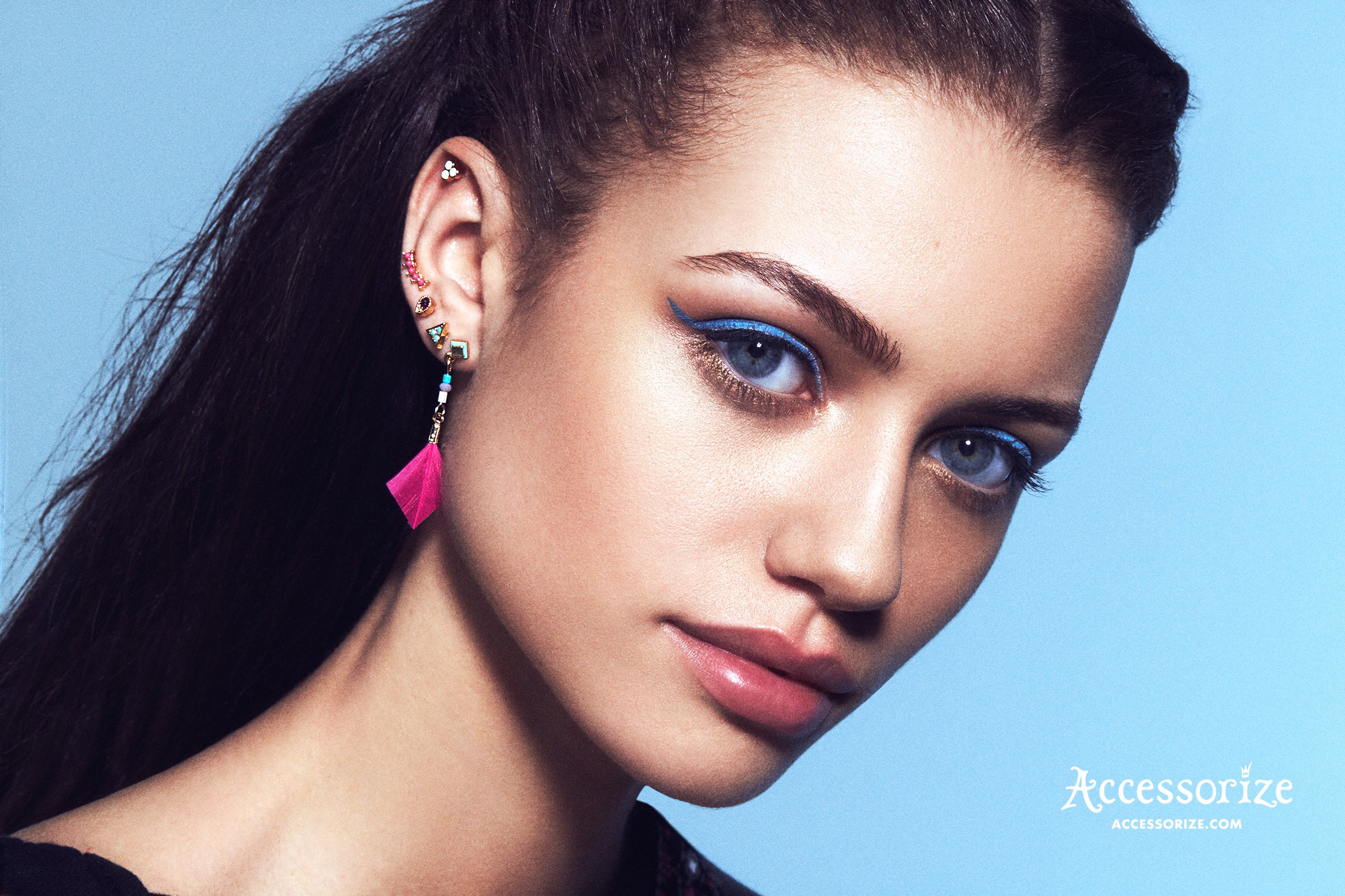 accessorize-campaign-jewellery-ear-cuff-earring-ruth-rose-beauty-pink-8